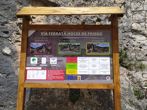 Cartel ferrata priego